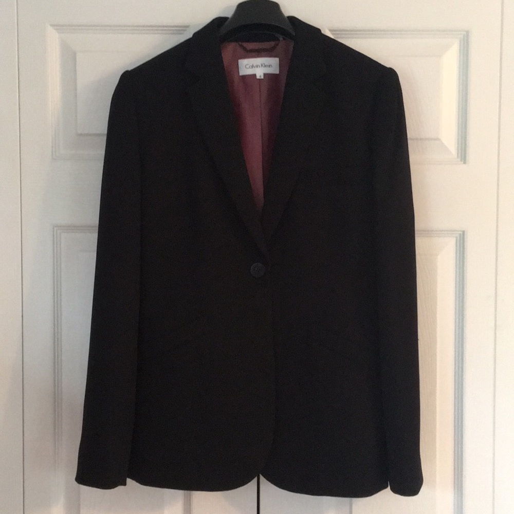 Calvin Klein Tailored Blazer in Black NWOT
